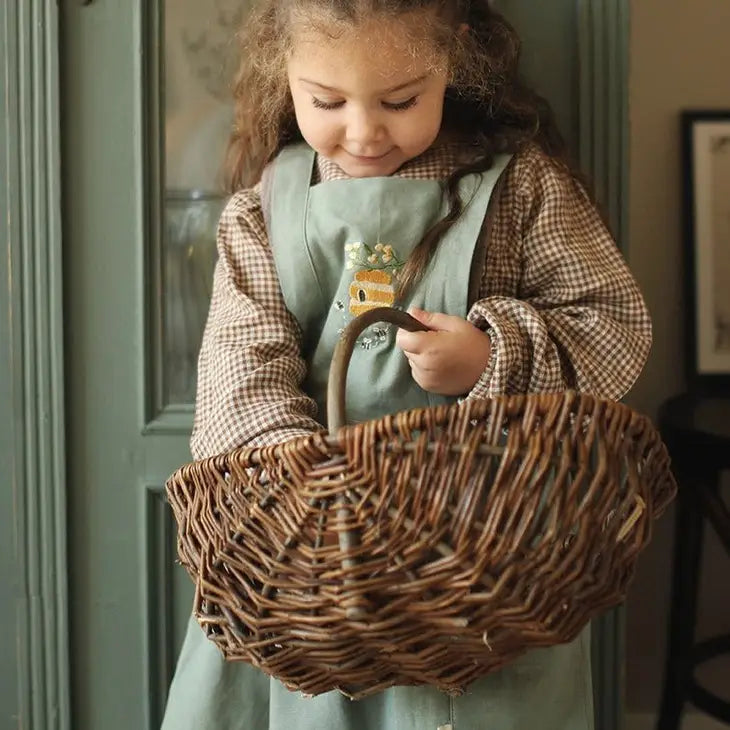 Embroidered pinafore shop